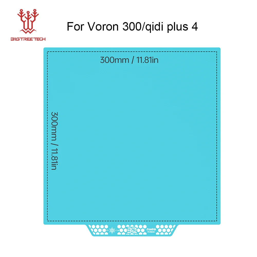 Panda CryoGrip Pro Double-Sided Spring Steel Build Plate - No-Clog Coating for 3D Printers