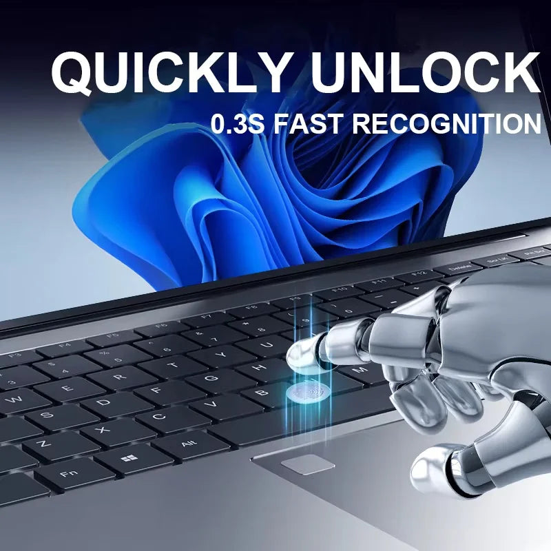 15.6-inch (39.6 cm) Full HD Laptop — Intel Core i7, 16GB RAM, 1TB SSD, Fingerprint Reader, Windows 11 Pro