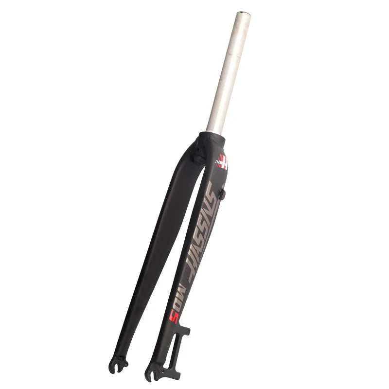Rigid Mountain Bike Fork — Aluminum Alloy, V‑Brake & Disc Compatible, Fits 26/27.5/29‑inch Wheels