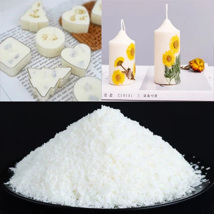 Natural Soy Wax Granules for Candle Making 250g (8.8 oz) / 500g (17.6 oz) — DIY Scented Smokeless Candle Wax