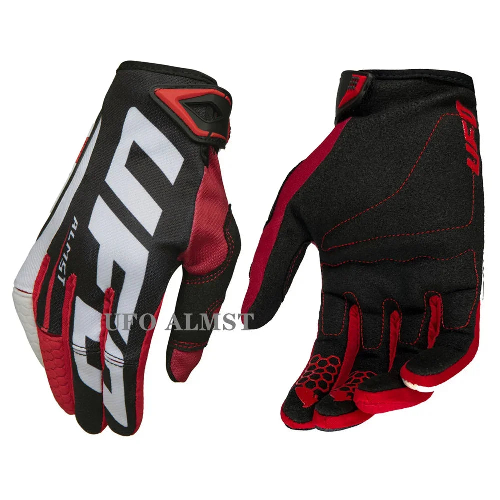 Men's Off-Road Motorcycle Gloves Full-Finger Shockproof MX ATV Racing Touchscreen Breathable Windproof