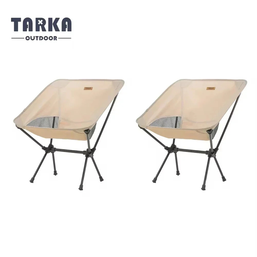 2-Pack Foldable Camping Chairs Lightweight Portable Folding Chairs for Backpacking, Travel, Fishing, Garden & Balcony