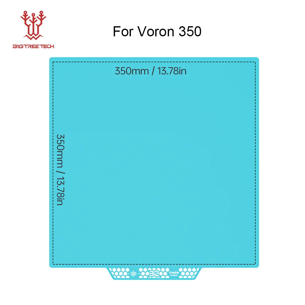 Panda CryoGrip Pro Double-Sided Spring Steel Build Plate - No-Clog Coating for 3D Printers