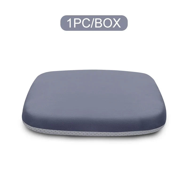 Ergonomic Memory Foam Seat Cushion for Office, Car & Student Chairs – Hemorrhoid & Tailbone Relief