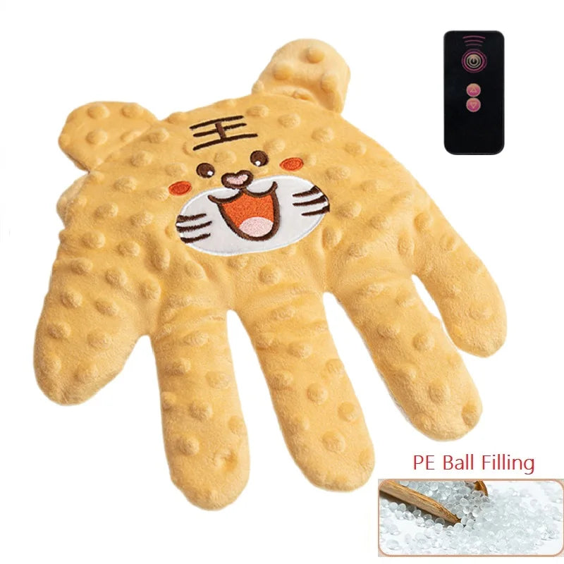 Baby Soothing Palm Sleep Pillow with Remote – Infant Calming Anti-Startle Hand Plush, 26 x 24 cm (10.2 x 9.4 in)