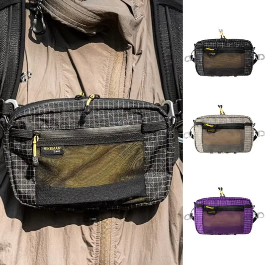 1.1L (37 fl oz) Ultralight Waterproof Waist Pack - Multi-Pocket Fanny Pack for Running Cycling Hiking
