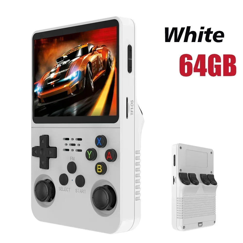 Retro Handheld Game Console 3.5-Inch (8.9 cm) IPS Screen 64/128/256GB Portable Pocket Game Player Kids Retro Gaming Gift