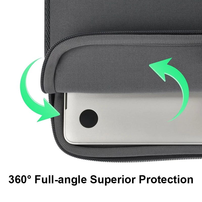 Padded Laptop Sleeve for 13–16 Inch Laptops (13/14/15/15.6 in) – Zipper Protective Case for Notebooks & Ultrabooks