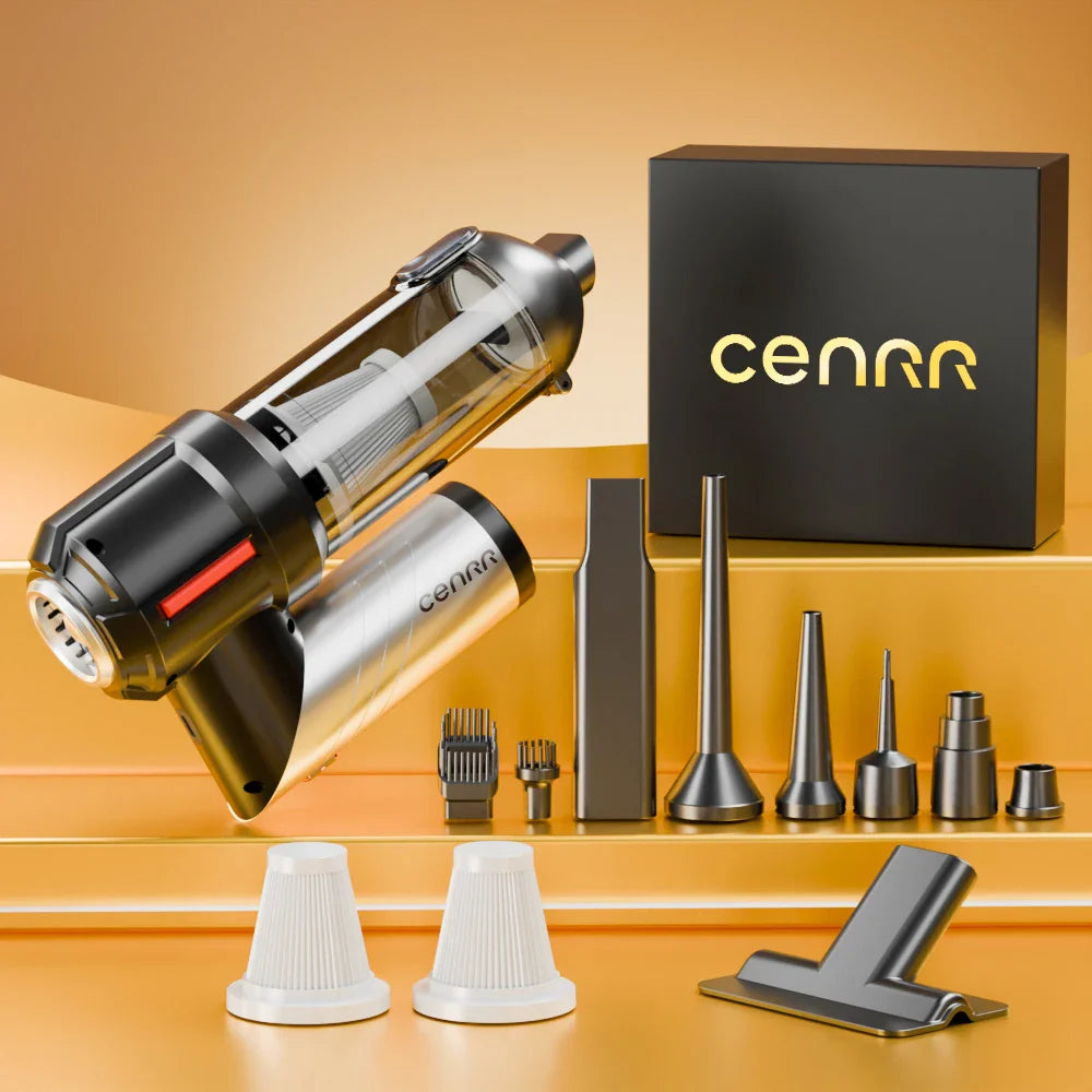 Mini Cordless Car Vacuum Cleaner 998000PA Handheld Portable USB-C Powerful Blower for Home and Vehicle