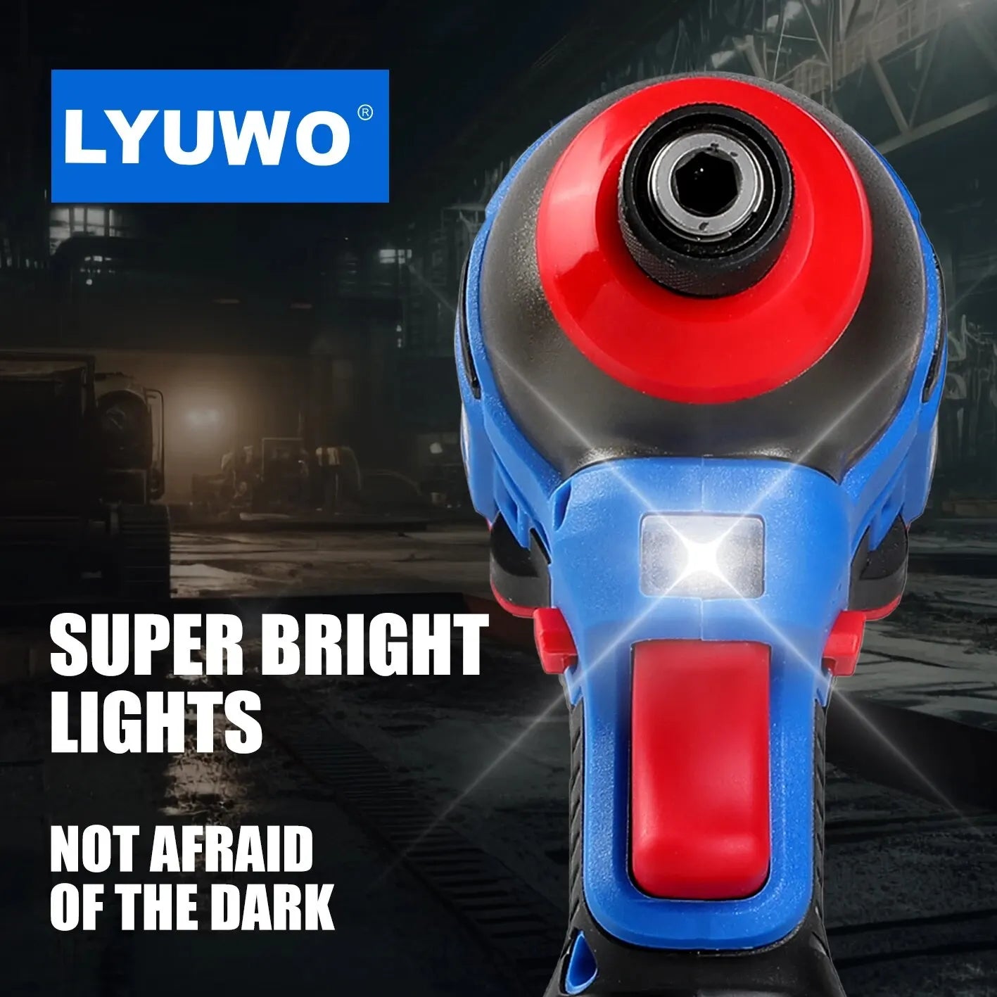 Brushless 16.8V Cordless Electric Screwdriver, 160 Nm Torque Impact Drill, Multi-Function