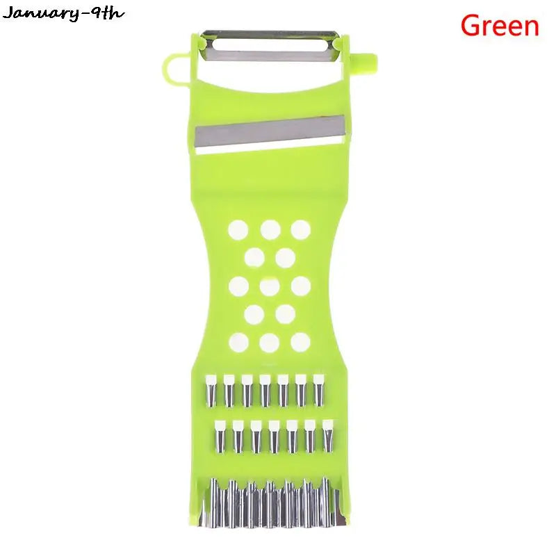 Multi-Function Vegetable Cutter, Garlic Grater, Potato Peeler and Cucumber Carrot Slicer Kitchen Tool