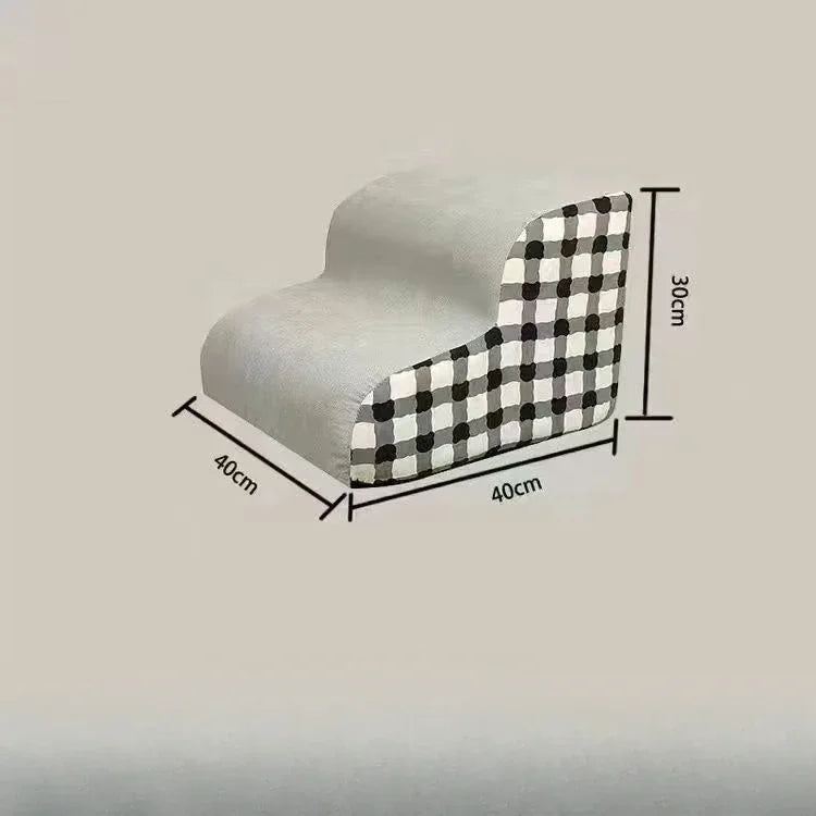 High-Density Foam Pet Ramp — Non-Slip Dog & Cat Stairs Sofa Ladder for Older Pets with Joint Pain