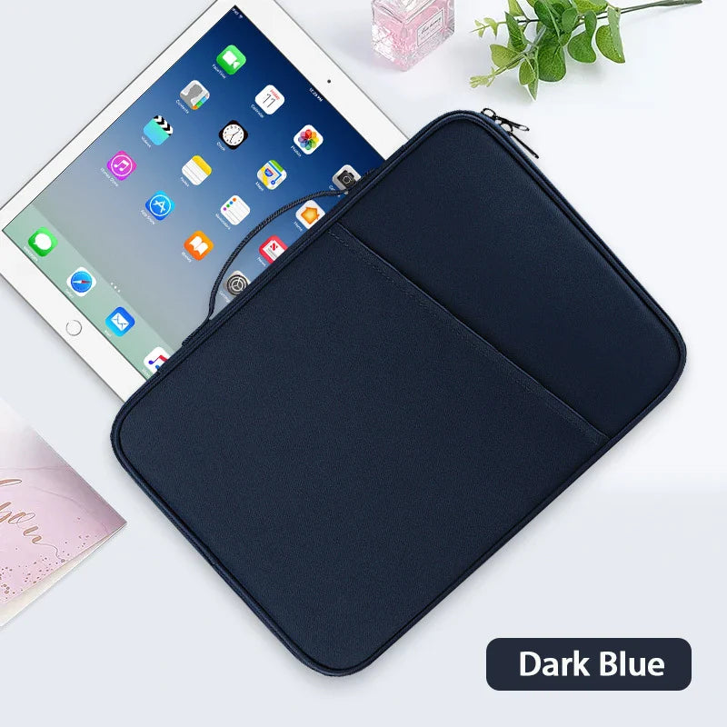 Waterproof Laptop Sleeve Handbag Fits 11–16 inch (28–41 cm) MacBook Air/Pro, Lenovo, HP, Xiaomi – Shockproof Notebook Case with Handle