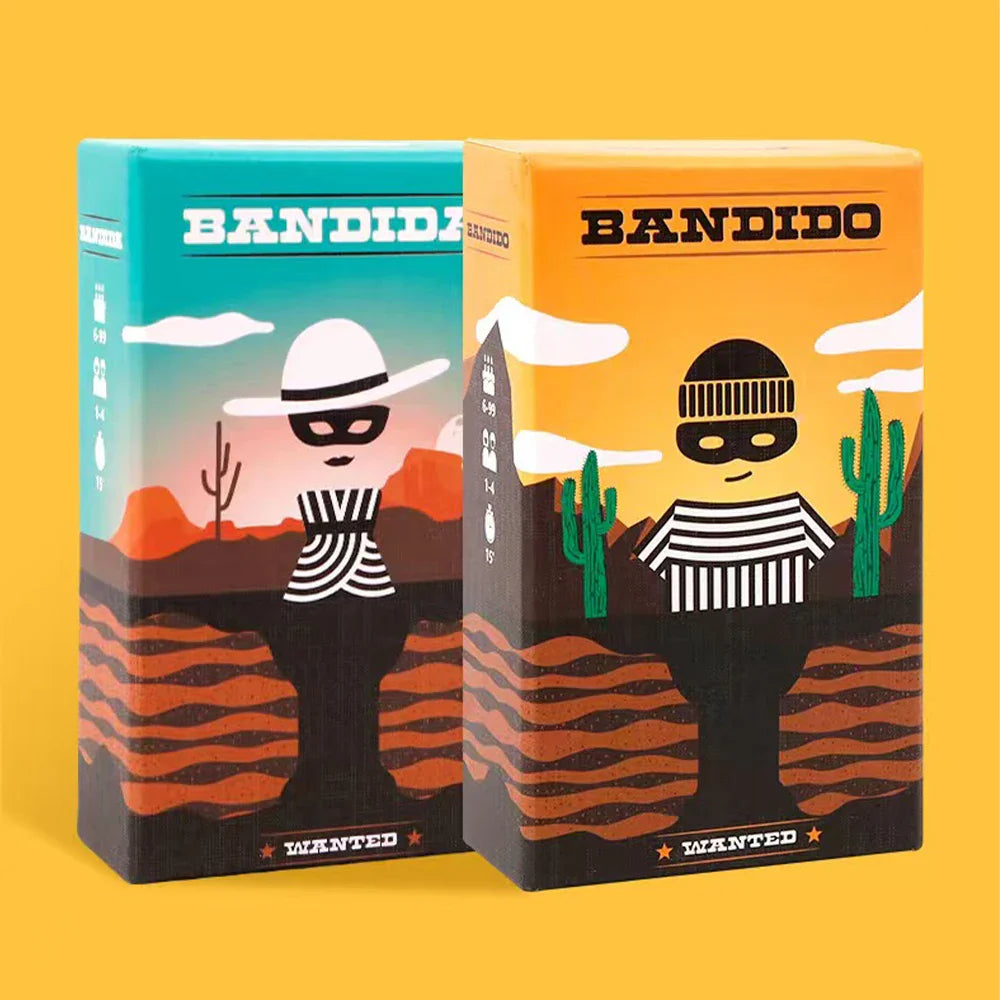 Bandido Bandida Puzzle Game for 1-4 Players, 15-Min Family Strategy Party Game