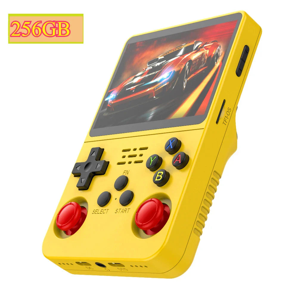 Retro Handheld Game Console 3.5-Inch (8.9 cm) IPS Screen 64/128/256GB Portable Pocket Game Player Kids Retro Gaming Gift