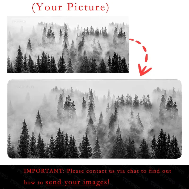 XXL HD Custom Card Game Mousepad Non-Slip Natural Rubber Playmat for Desktop DIY Gaming Mouse Pad