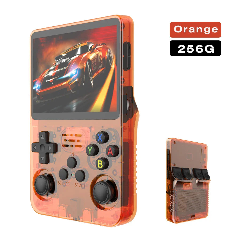 Retro Handheld Game Console 3.5-Inch (8.9 cm) IPS Screen 64/128/256GB Portable Pocket Game Player Kids Retro Gaming Gift