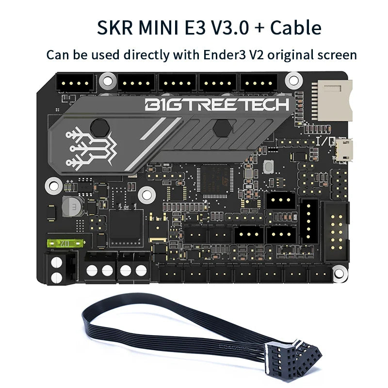 SKR Mini E3 Motherboard with TMC2209 UART — 3D Printer Mainboard Compatible with Ender 3, Ender 5 Pro, CR-10