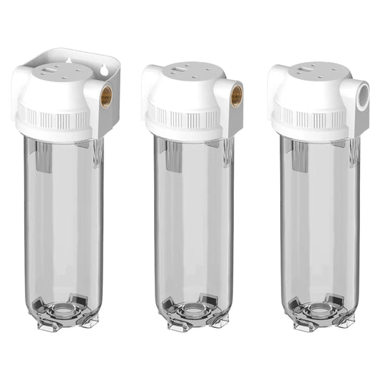 10-Inch (25 cm) Transparent PET Proof Bottle Water Filter Replacement Cartridge for Kitchen Water Purifiers