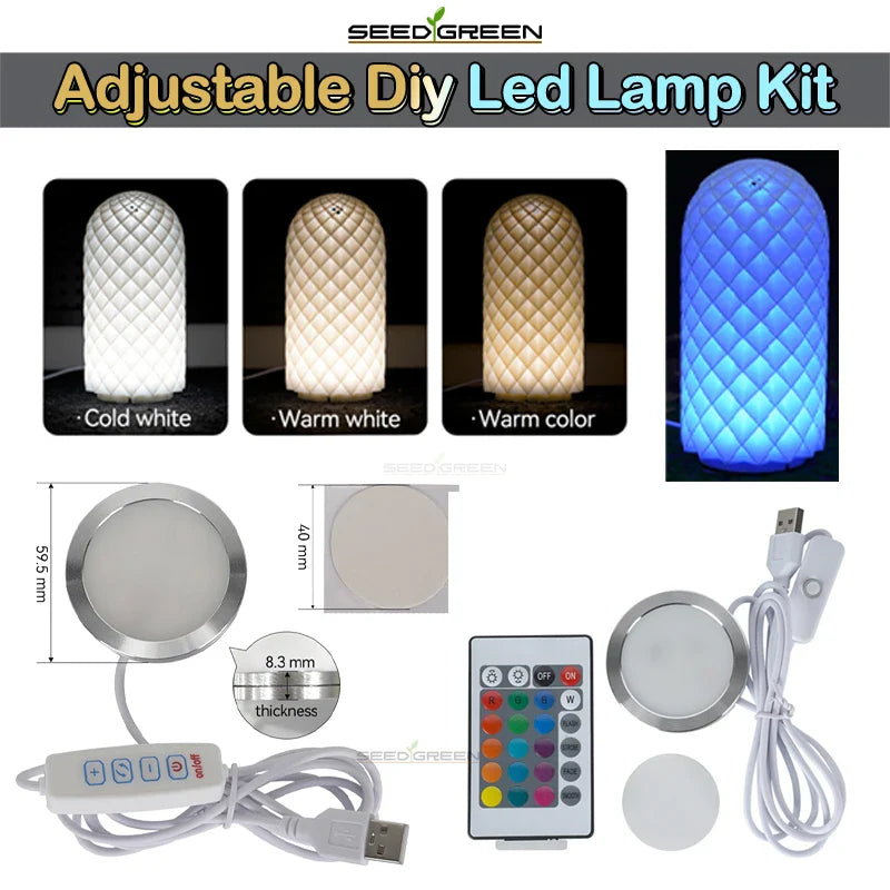 LED Lamp Kit for 3D Printers - LED Light Hardware for 3D Printing