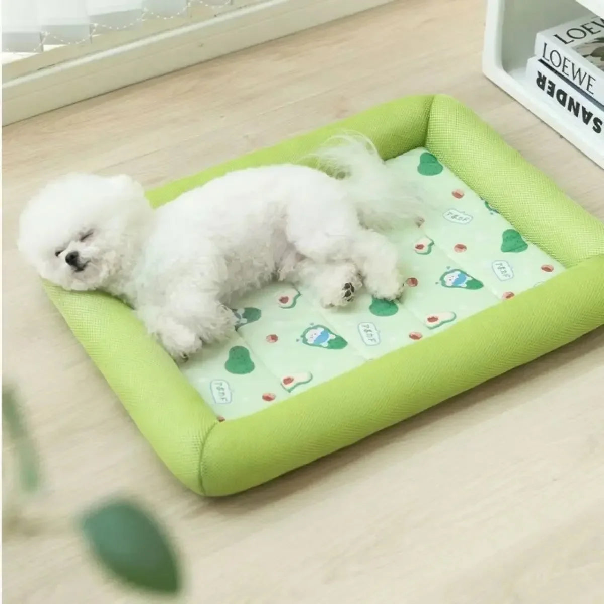 Cooling Pet Bed for Dogs & Cats Summer Cooling Mat Plush Sofa Blanket for Small Medium Large Breeds