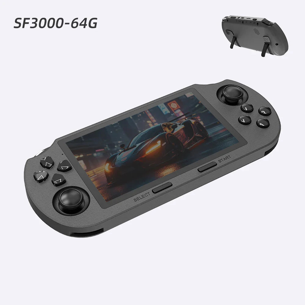Handheld Retro Game Console 4.3-Inch (10.9 cm) IPS Screen – Built-in 20,000+ Games, MP4 Player, E-Book & Music, 3000mAh, USB-C