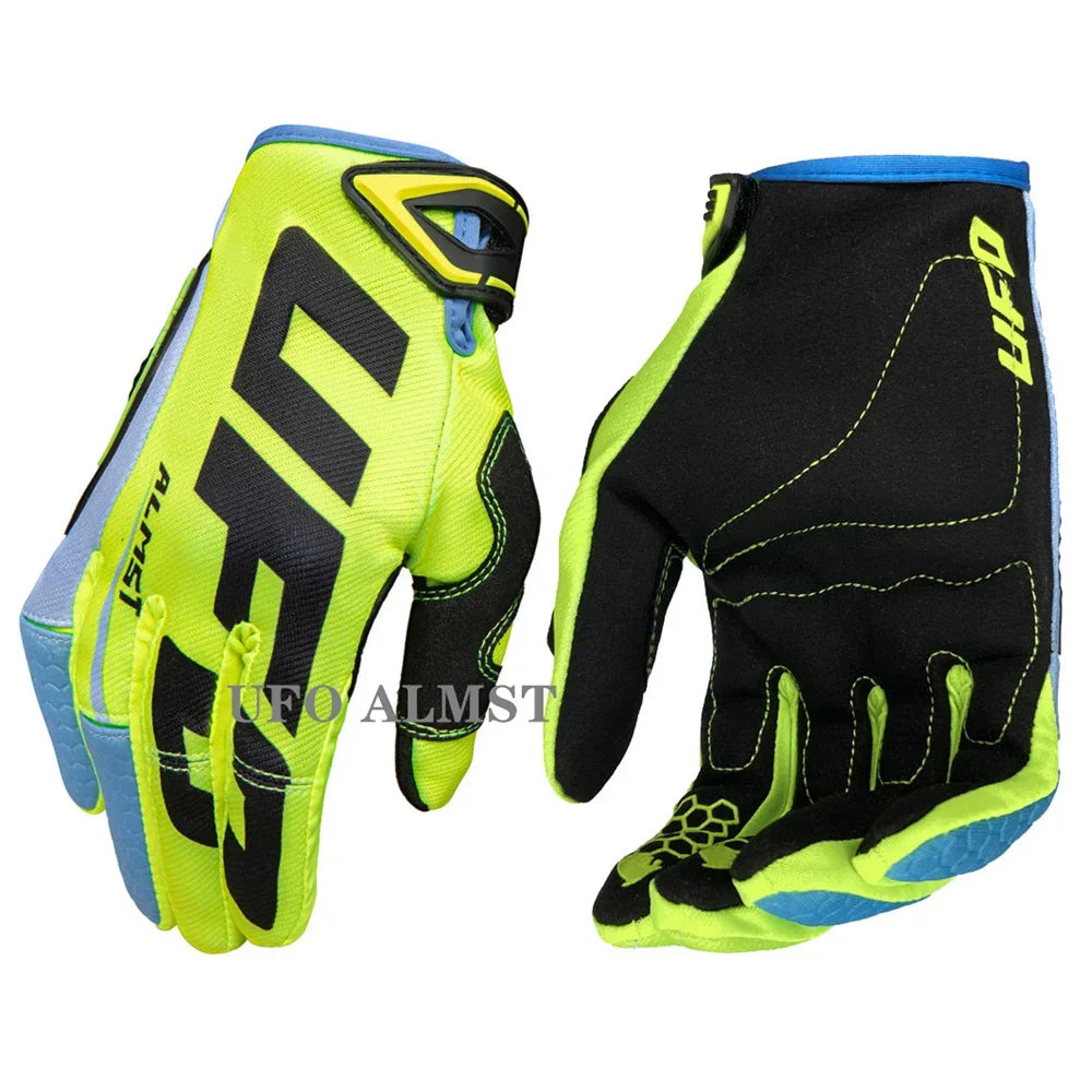 Men's Off-Road Motorcycle Gloves Full-Finger Shockproof MX ATV Racing Touchscreen Breathable Windproof
