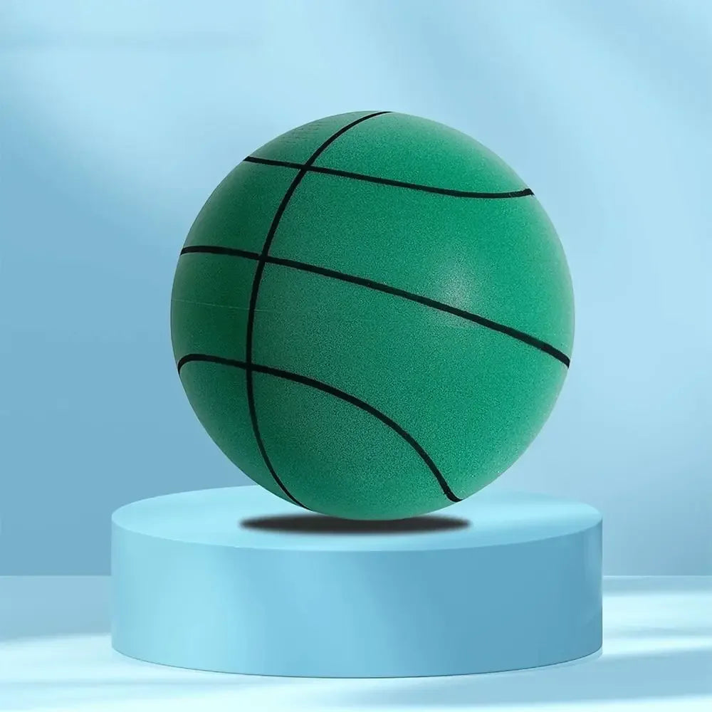 Silent Foam Basketball Low-Noise Indoor Training Ball for Kids — Soft PU, 15 cm / 18 cm (5.9" / 7.1")