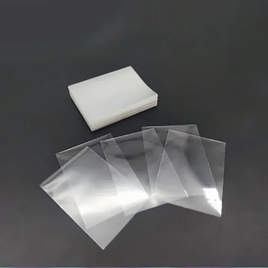 100-Pack Clear Card Sleeves (Assorted Sizes) for Magic Pokémon Tarot Poker & Board Games