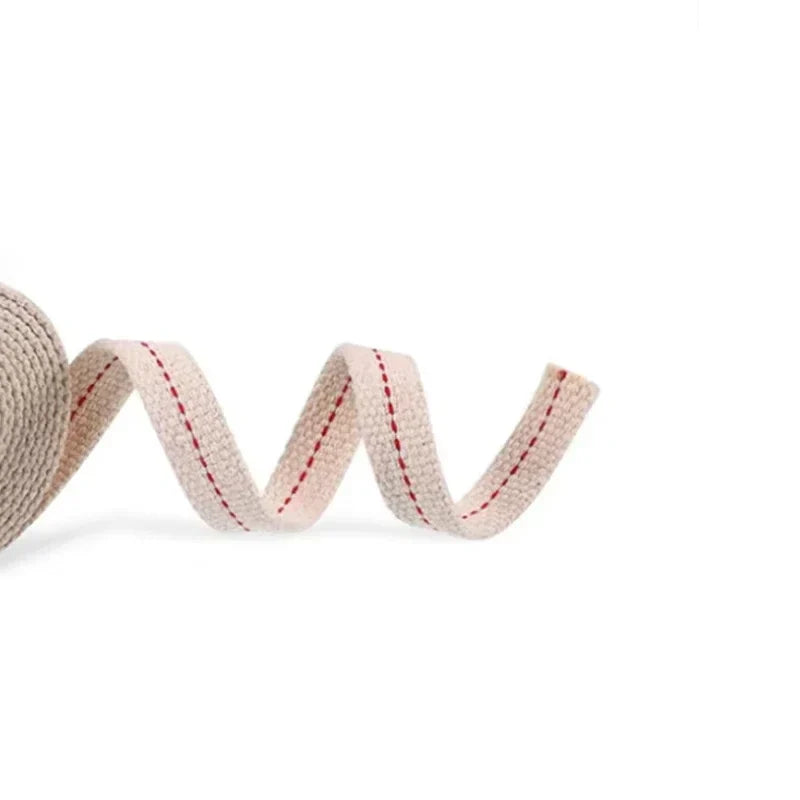 Flat Cotton Wick for Oil Lamps — 1 m (3.28 ft) Length, 2 cm (0.79 in) Wide Braided Kerosene Lamp Wick