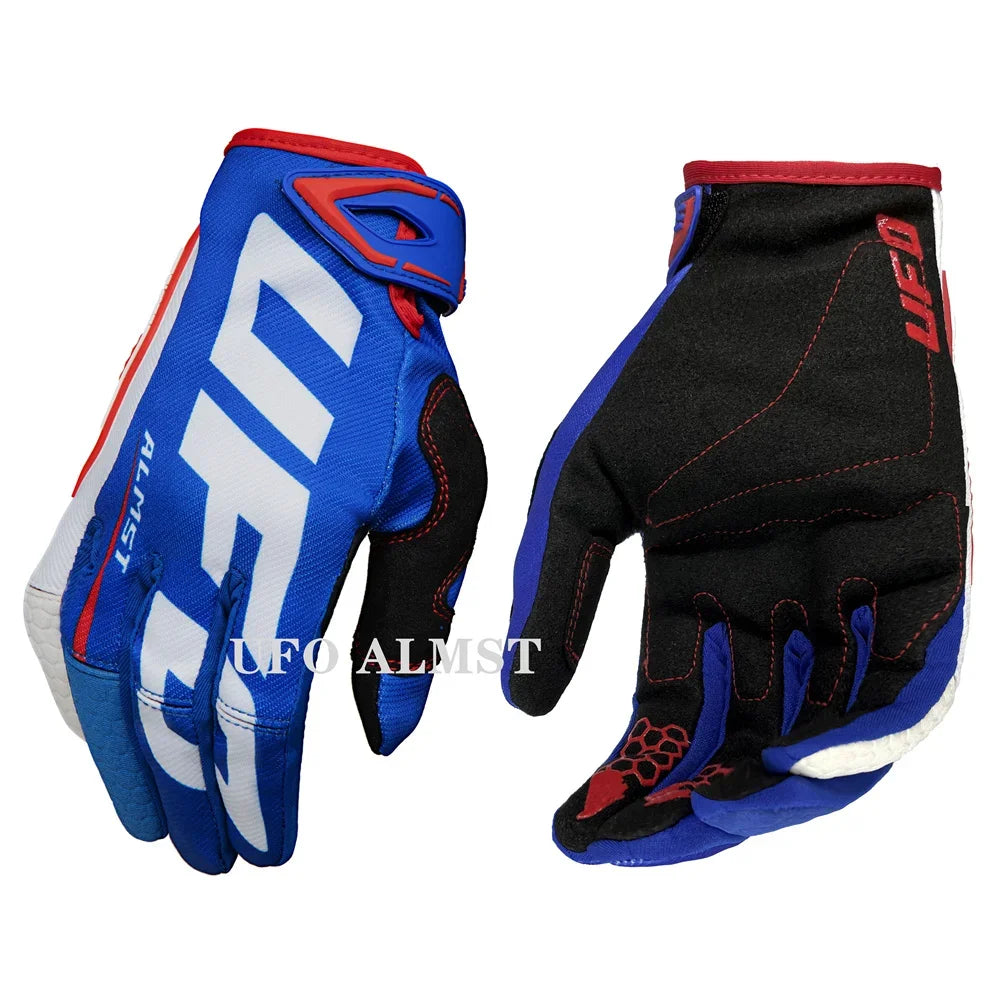 Men's Off-Road Motorcycle Gloves Full-Finger Shockproof MX ATV Racing Touchscreen Breathable Windproof
