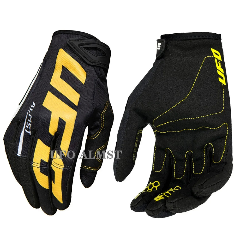 Men's Off-Road Motorcycle Gloves Full-Finger Shockproof MX ATV Racing Touchscreen Breathable Windproof