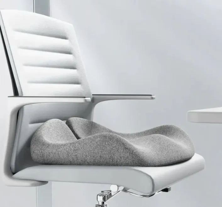 Orthopedic Memory Foam Coccyx Seat Cushion - Tailbone & Sciatica Relief Non-Slip for Office and Car