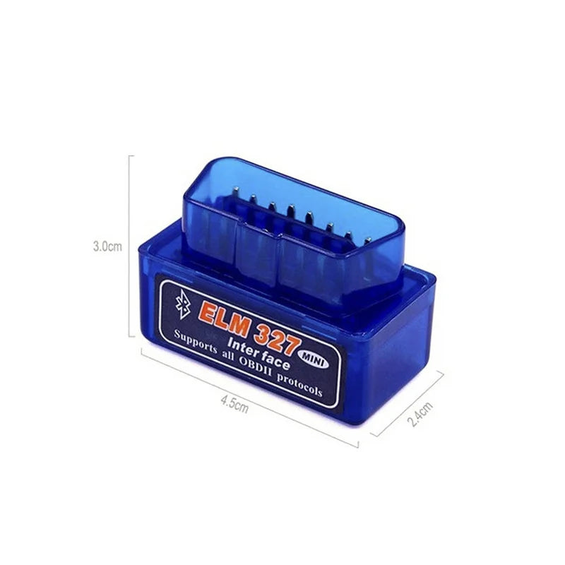 ELM327 OBD2 Bluetooth Car Diagnostic Scanner - Code Reader for Android & iOS