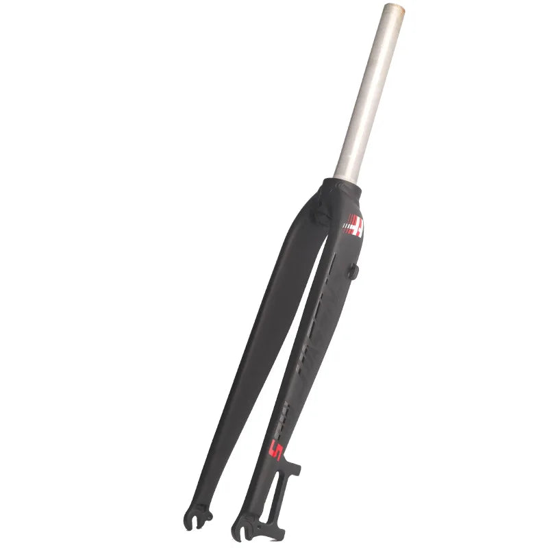 Rigid Mountain Bike Fork — Aluminum Alloy, V‑Brake & Disc Compatible, Fits 26/27.5/29‑inch Wheels