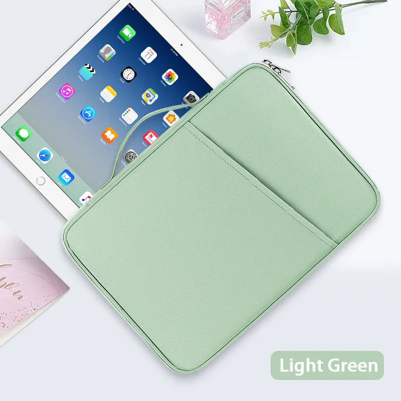 Waterproof Laptop Sleeve Handbag Fits 11–16 inch (28–41 cm) MacBook Air/Pro, Lenovo, HP, Xiaomi – Shockproof Notebook Case with Handle