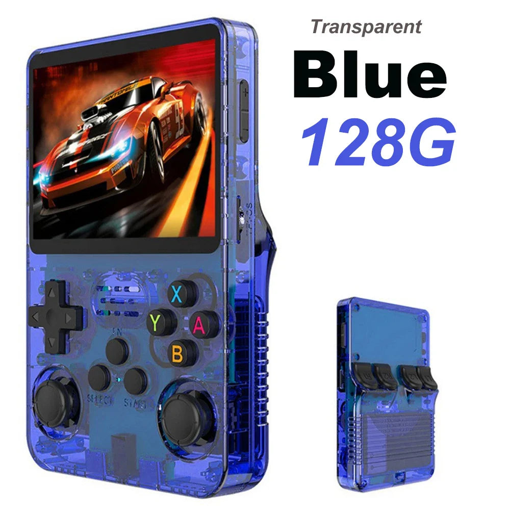 Retro Handheld Game Console 3.5-Inch (8.9 cm) IPS Screen 64/128/256GB Portable Pocket Game Player Kids Retro Gaming Gift