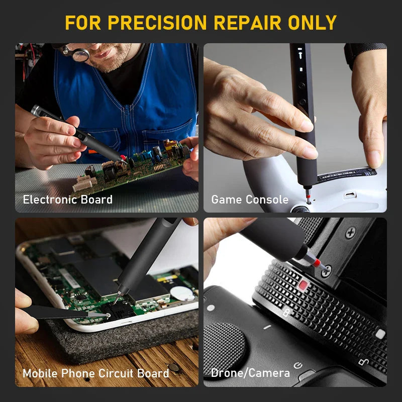 5-Speed Precision Electric Screwdriver Set — 42-Piece Rechargeable 3.7V Torque Driver for iPhone Repair & DIY