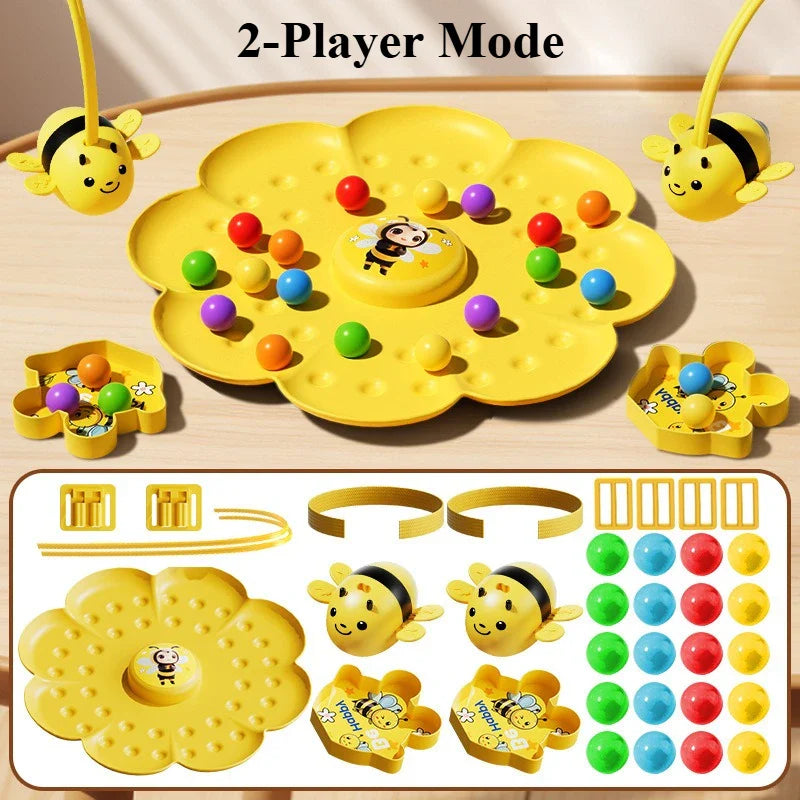 Little Bumblebee Multifunctional Kids Board Game Puzzle & Fishing Interactive Educational Toy Family Christmas Gift