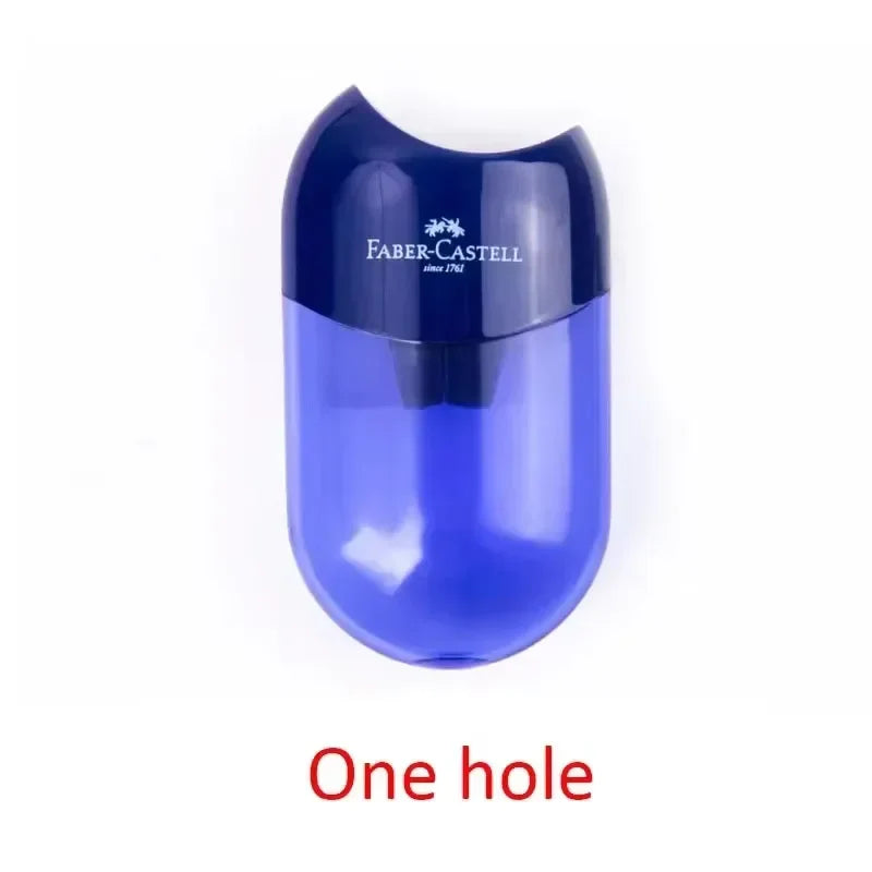 Double and Single Hole Transparent Pencil Sharpener - Creative School Stationery for Kids & Students