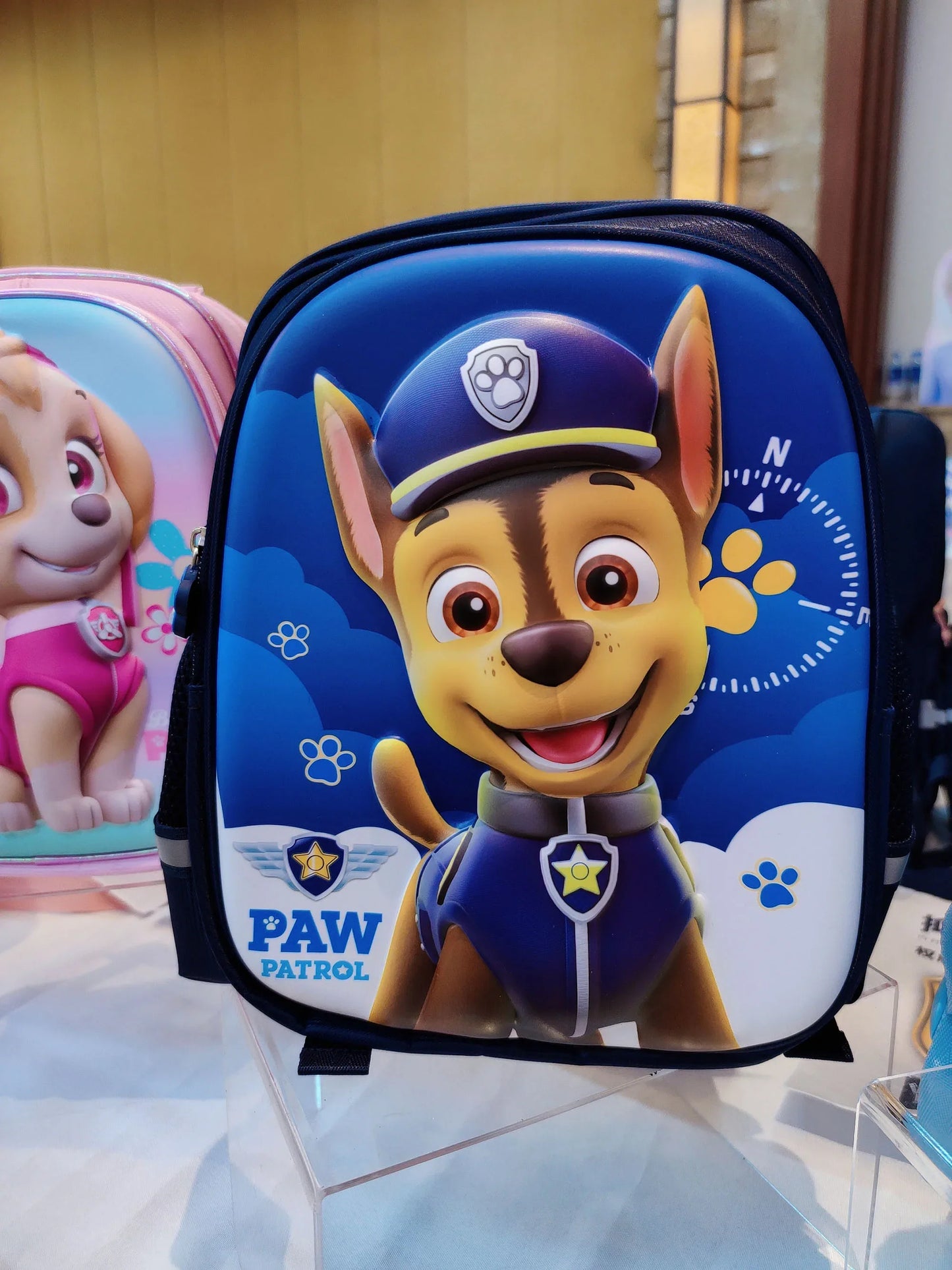 Kids Cartoon Dog Backpack 12.2 in (31 cm) Preschool School Bag for Boys and Girls Cute Kindergarten Zipper Backpack