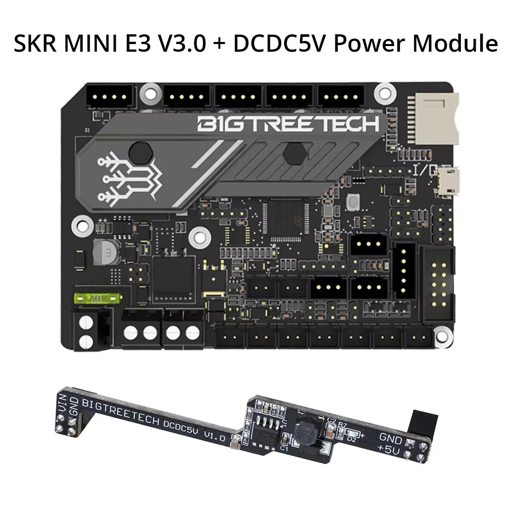 SKR Mini E3 Motherboard with TMC2209 UART — 3D Printer Mainboard Compatible with Ender 3, Ender 5 Pro, CR-10