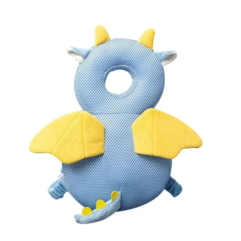 1-3T Toddler Baby Head Protector Safety Cushion Back Pad Cartoon Angel Bee Anti-Fall Headrest