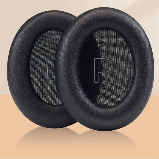1 Pair Soft Foam Leather Ear Pads Replacement Cushions for Over-Ear Wireless Headphones