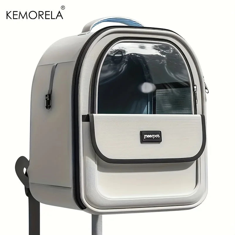 Transparent Bubble Pet Backpack Carrier for Cats & Small Dogs - Breathable Outdoor Capsule Carrier