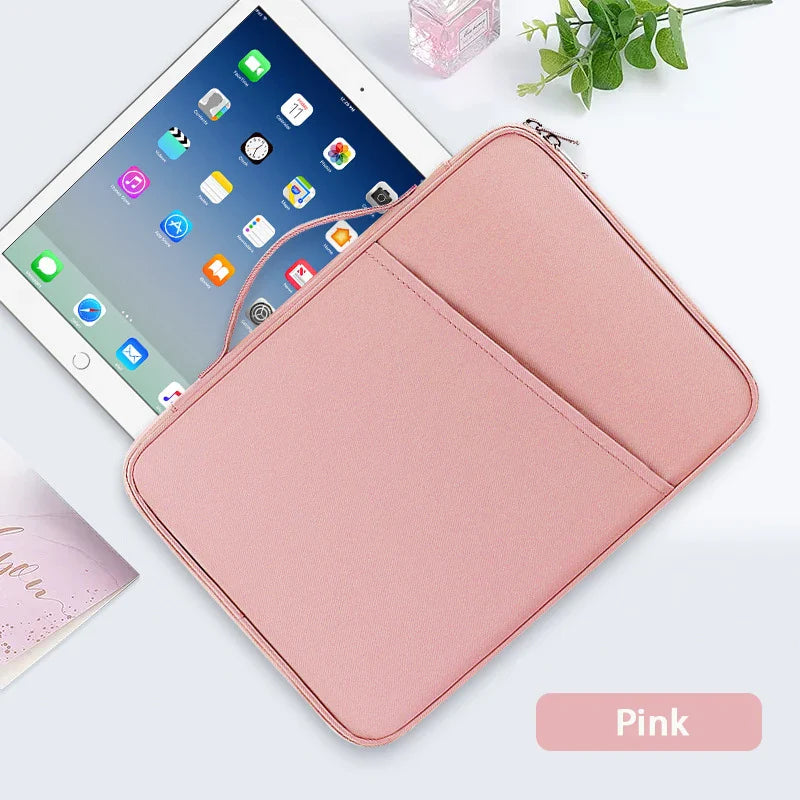 Waterproof Laptop Sleeve Handbag Fits 11–16 inch (28–41 cm) MacBook Air/Pro, Lenovo, HP, Xiaomi – Shockproof Notebook Case with Handle