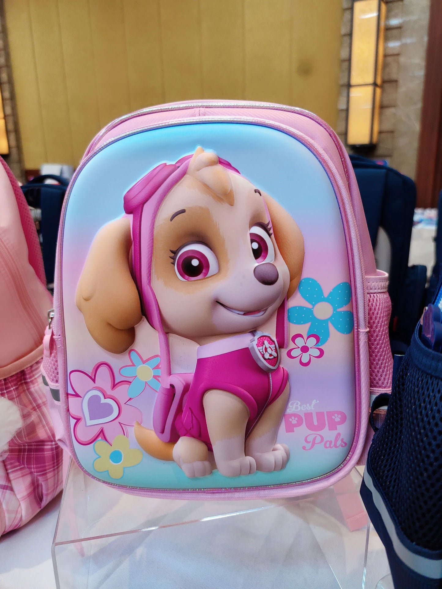 Kids Cartoon Dog Backpack 12.2 in (31 cm) Preschool School Bag for Boys and Girls Cute Kindergarten Zipper Backpack