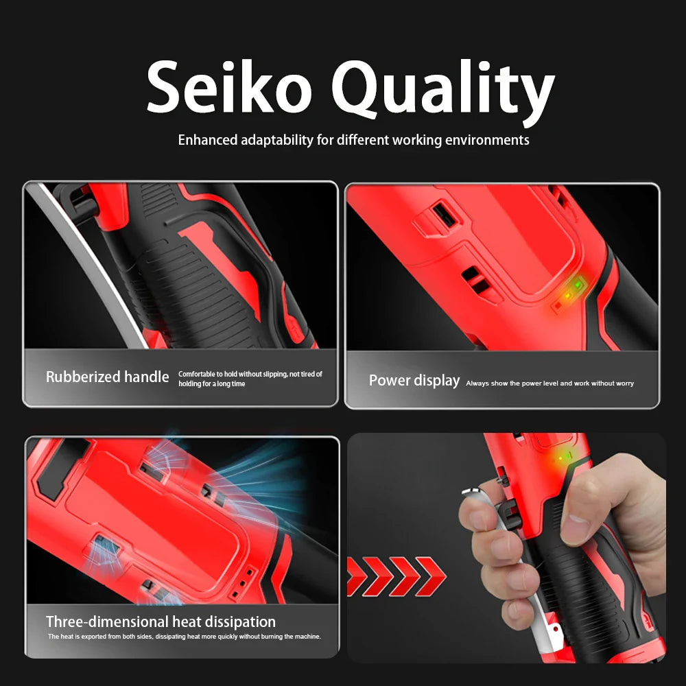 18V Cordless 90° Right Angle Electric Ratchet Wrench — Lithium-Ion Torque Tool Set for Auto & DIY (Extended Reach)