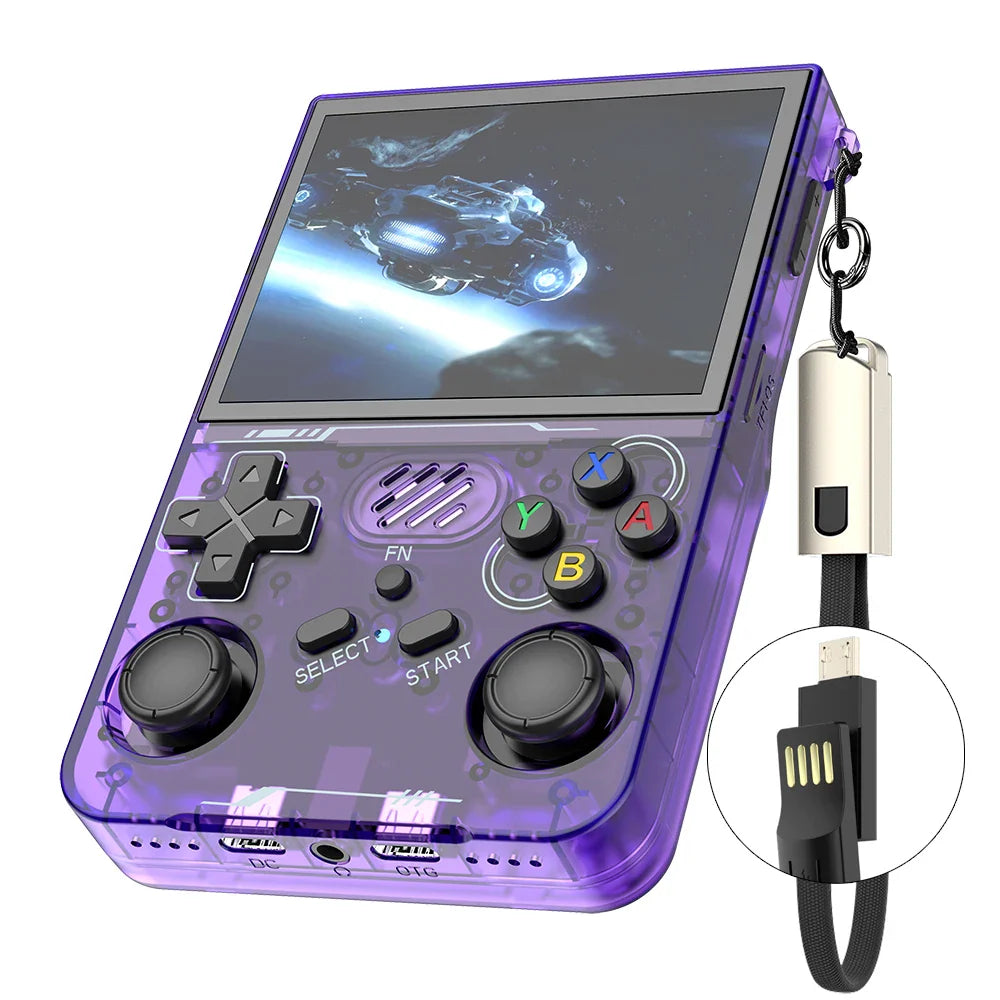 Retro Handheld Game Console 3.5-Inch (8.9 cm) IPS Screen Portable Pocket Gaming Player Wi-Fi 15,000+ Games ArkOS Kids Gift