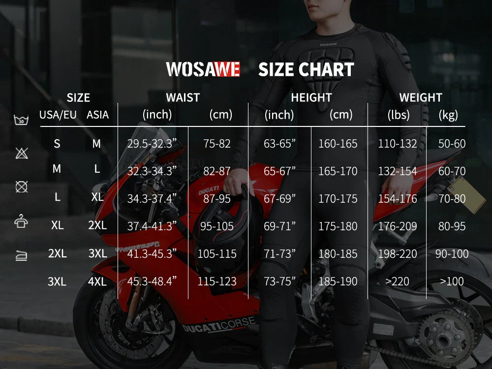 Men's CE-Certified Motorcycle Pants with Detachable Knee & Hip Pads – Breathable Motocross Off-Road Cycling Pants, Black